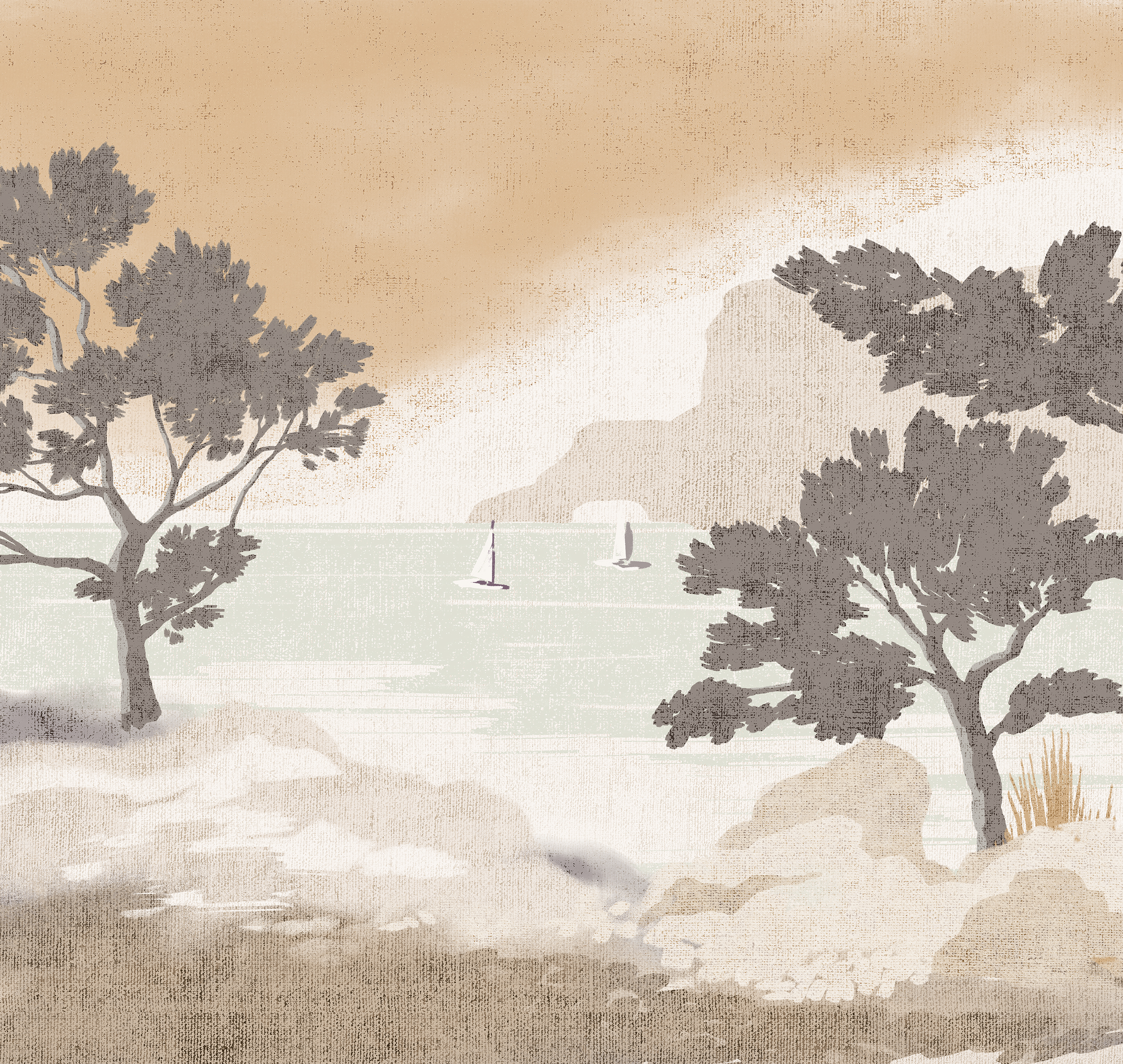 Панно Loymina Пейзаж 2 Бухта ART18 002 3×6